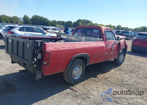 1991 Dodge D-Series D200/D250 z USA, uszkodzony, nr VIN 1B7KE2686MS258942